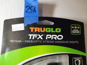lot 25A image: TRUGLO TFX Glock Pro Fiber Optic Xtreme Handgun Sight