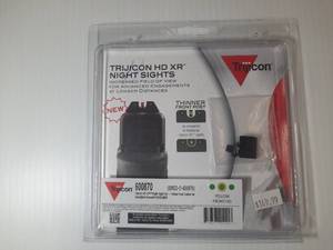 lot 213 image: Trijicon HD XR Night Sight Set Yellow Front Outline for Springfield Armory