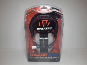 lot 103 image: Walkers Razor X-trm Digital Low Profile Quad Muffs