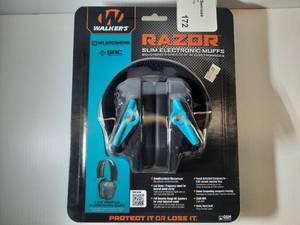 lot 172 image: Walkers Razor Slim Electronic Muffs