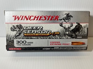 lot 231 image: Winchester Deer Season Copper Impact 300WSM 150 Grain, 20 rounds
