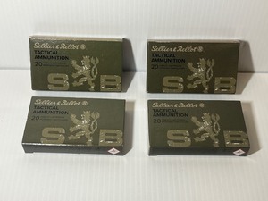 lot 250 image: (4) Sellier & Bellot Tactical Ammunition, 300 AAC Blackout 110 Grs 7,1g. 20 rounds