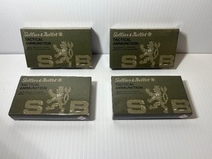 lot 258 image: (4) Sellier & Bellot Tactical Ammunition, 300 AAC Blackout 110 Grs 7,1g. 20 rounds