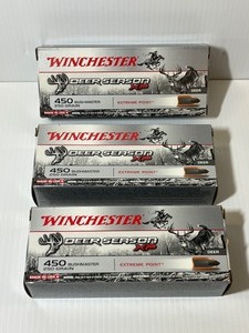 lot 259 image: (3) Winchester Deer SeasonXP  Extreme Point Ammo 450 Bushmaster 250 Grain, 20 rounds