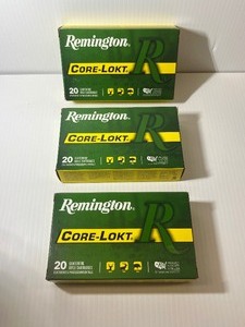 lot 269 image: (3) Remington Core-Lokt 30-06 Springfield 150 gr Ammo