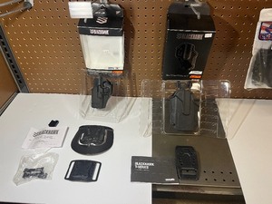lot 310 image: (2) Blackhawk Holsters Serpa CQC and T-series for Glocks
