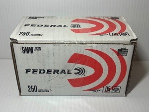 lot 352 image: Federal Ammunition C9115A250 9mm 115 gr Full Metal Jacket