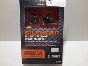 lot 104 image: Walkers Silencer Electronic Ear Buds NRR25