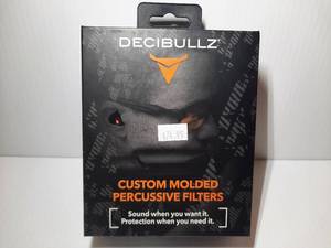 lot 160 image: Decibullz Custom Molded Percussive Shooting Filters
