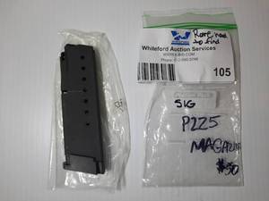 lot 105 image: Rare Hard-to-find Sig P225-1 9mm  Magazine