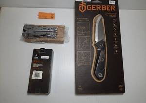 lot 48 image: Gerber Knife and Multi-Tool