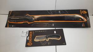lot 108 image: (2) Gerber Knives