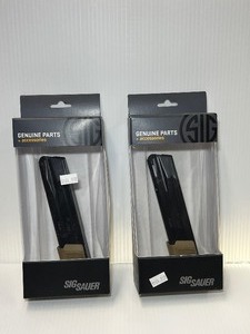 lot 224 image: (2) Sig Sauer Magazines, 21 Rd, 320 9mm