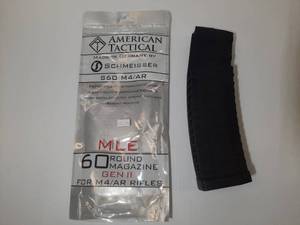 lot 415 image: American Tactical MLE 60 Round Magazine for M4AR Rifles