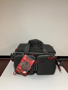 lot 351 image: Allen Competitor Premium Molded Lockable Range Bag, Internal Tote & Fold-Up Gun Mat
