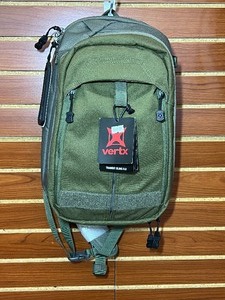 lot 35B image: Vertx Tactical Bag Transit Sling 2.0 Ranger Green F1 VTX5041