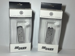 lot 412 image: (2)  Sig Sauer P238, 6 Round Magazine, .380 ACP. MAG-238-380-6