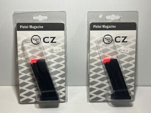 lot 426 image: (2) CZ Pistol Magazine, MAG- CZ P-10 S REVERSE 9MM 12 RD. Cal 9x19