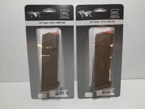 lot 513 image: (2) GLOCK Magazines  G17 Gen5 - 9X19, 17RD