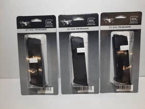 lot 515 image: (3) GLOCK Magazines  G17 - 9X19, 17RD