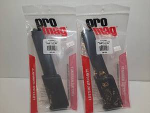 lot 519 image: (2) ProMag Hi-Point 15-round extended magazine