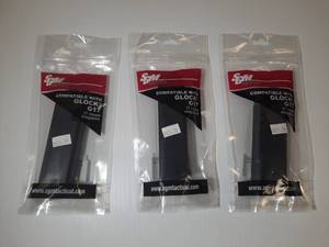 lot 525 image: (3) SGM Tactical Glock Compatible 17 Round Mag for 9mm Glock Compatibles