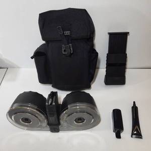 lot 493 image: AK-74 5.45X39mm 95-Round Dual Drum Magazine