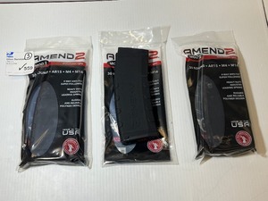 lot 559 image: (3) Amend2 30-round magazine 5.56x45 NATO (.223 Remington) AR15M4M16