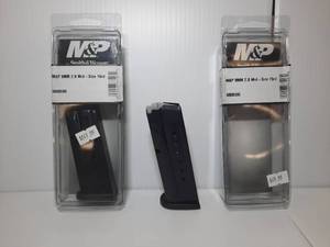 lot 562 image: (2) M&ampP by Smith & Wesson Magazine, 9mm 2.0 Mid-size, 15 RD