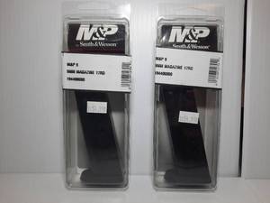lot 622 image: (2) M&P by Smith & Wesson Magazine, 9MM  17RD 194400000. MSP $54.99