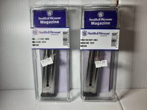 lot 631 image: (2)&nbspSmith & Wesson Magazine, SW22 Victory, 10 RD .22LR