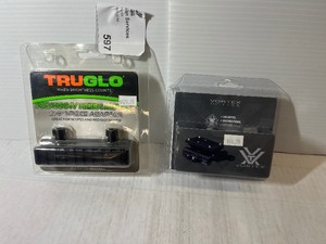 lot 598 image: TruGlo 34  1-piece adapter for scopes, Vortex Red dot Mount