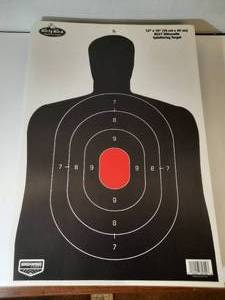 lot 786 image: Birchwood Casey Dirty Bird BC27 Silhouette Splattering Target 12 x 18.