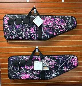 lot 618 image: (2) Bulldog 38 inch Muddy Girl Camo Extreme Tactical Cases