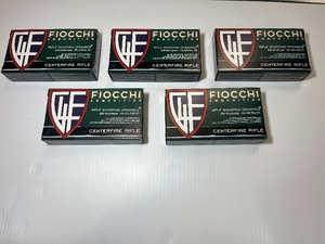 lot 881 image: (5) Fiocchi Ammunition 308 Winchester 150 GR 20 Rds. (5) Federal Amer, Eagle 308WIN &nbsp20 RDS