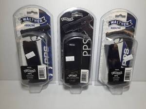 lot 895 image: (3) Walther Magazines, PPS, 9mm 8 RDS, 2796601