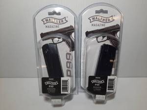lot 731 image: (2) Walther P99 Magazine, 9mm 15 RDS, Item 279646S