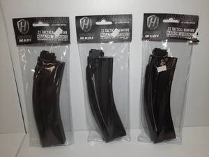 lot 750 image: (3) Hammerli .22 Tactical Rimfire Magazine