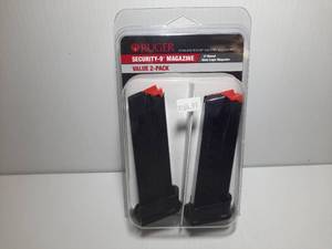 lot 768 image: Ruger Security 9 Compact Magazine, 9mm Luger, Two 10 RD