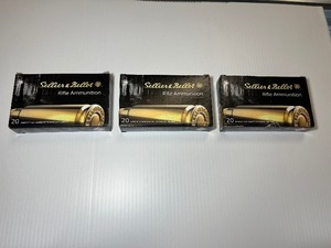 lot 715 image: (3) Sellier & Bellot Rifle Ammunition, 6,5 x 55 SE, 140 grs, 9,1g