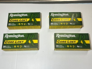 lot 723 image: (4) REMINGTON Cartridges, Core-Lokt 30-30 WIN 150 GR SP 20 RD