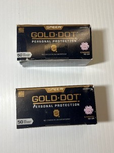 lot 935 image: (2) SPEER AMMUNITION 5.7x28mm 40 gr Gold Dot Hollow Point Personal Protection 50Box