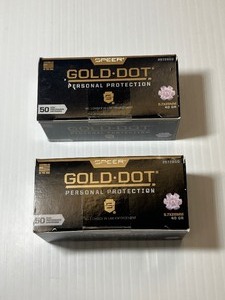 lot 940 image: (2) SPEER AMMUNITION 5.7x28mm 40 gr Gold Dot Hollow Point Personal Protection 50Box