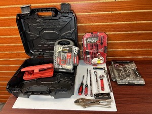 lot 607 image: Real Avid Gunsmithing Kit, Husky Stubby Tool Sets,  Sheffield Pliers, Irwin Vise Grip and more