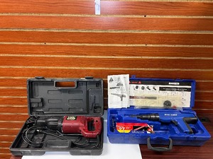 lot 830 image: (2) Electric Handtools in cases Duo-Fast Fastening tool and Tool Shop Reciprocating Saw