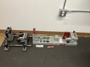lot 686 image: (2) Gun Vises 1 is unmarked and (1) Tipton Gun Vise