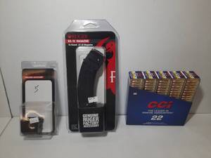 lot 970 image: (3) Firearm Accessories Ruger and CCi