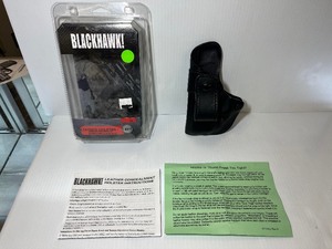 lot 1054 image: Blackhawk Leather Concealment Holster LEFT-HANDED