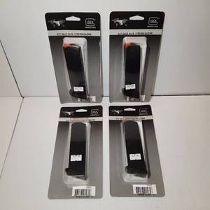 lot 1031 image: (4) GLOCK Magazines  G17 Gen5 - 9X19, 17RD. 33814