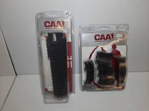 lot 1102 image: (2) CAA Firearm Accessories AK47 Grip with Ginsert Moss500 12 ga. 3 Rail